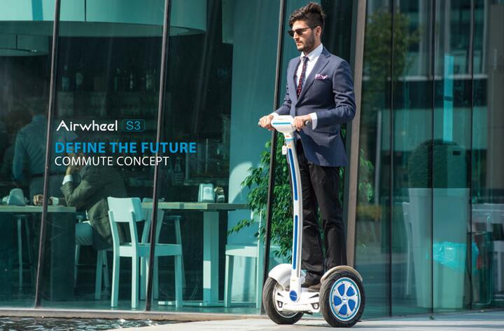  بعجلتين والتعامل مع شريط سكوتر العجلات يجعل S3 Airwheel الذاتي موازنة اثنين يحقق صفر صعوبة التعلم.