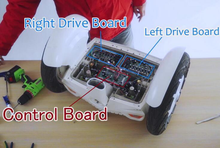 Airwheel S3 changing control board and drive board